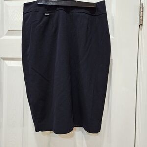 Calvin Klein Elegant Navy Pencil Skirt